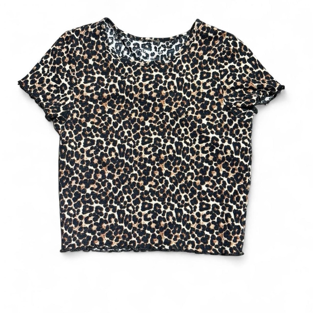 American Eagle Outfitters Leopard Print Crop Top